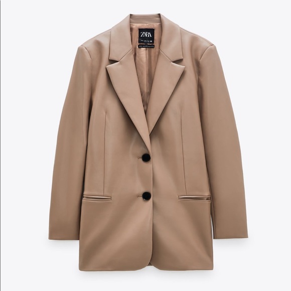 SOLD 🔥Zara faux leather oversized blazer - Picture 14 of 16